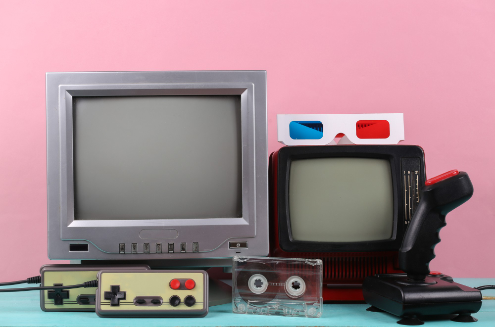Old Televisions and Electronics 