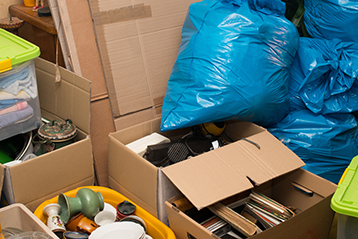 Boxes and bags for junk removal